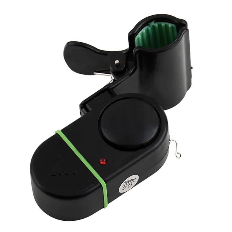 Alarme de touche LED pour canne à pêche avec buzzer sonore - détecteur de morsure de poisson clipable