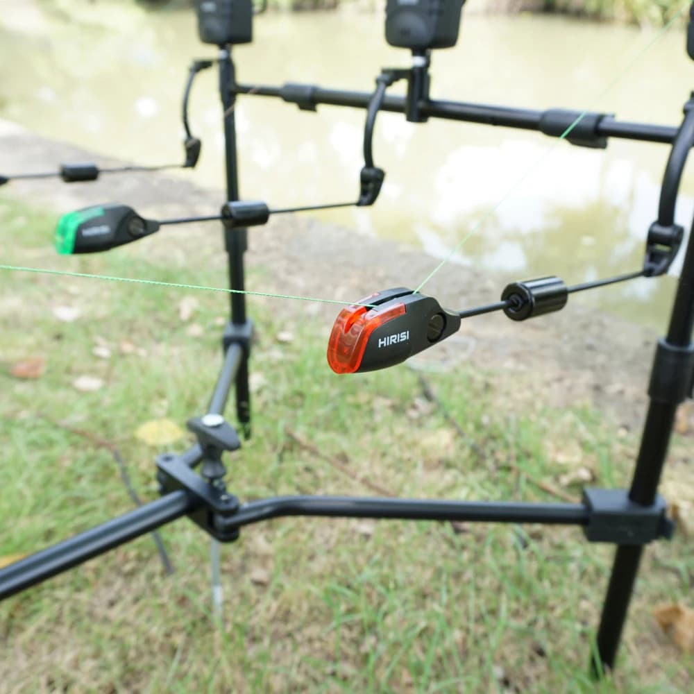Base amovible B2013 pour alarmes de pêche Hirisi - Support réglable pour indicateurs et swingers carpe