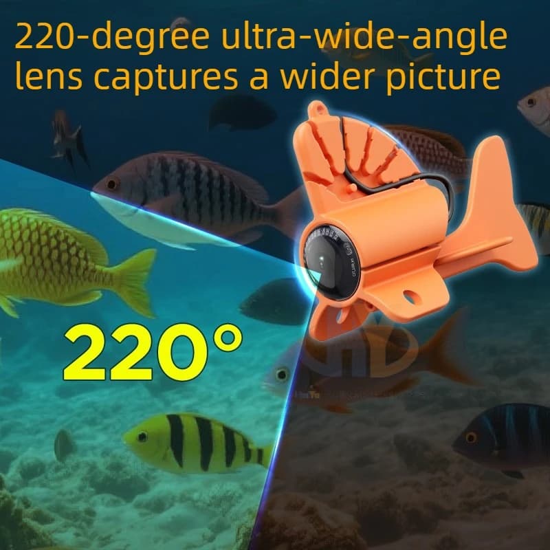 Sondeur de pêche visuel HD 4.3/5 pouces avec power bank 10000mAh pour pêche sous-marine