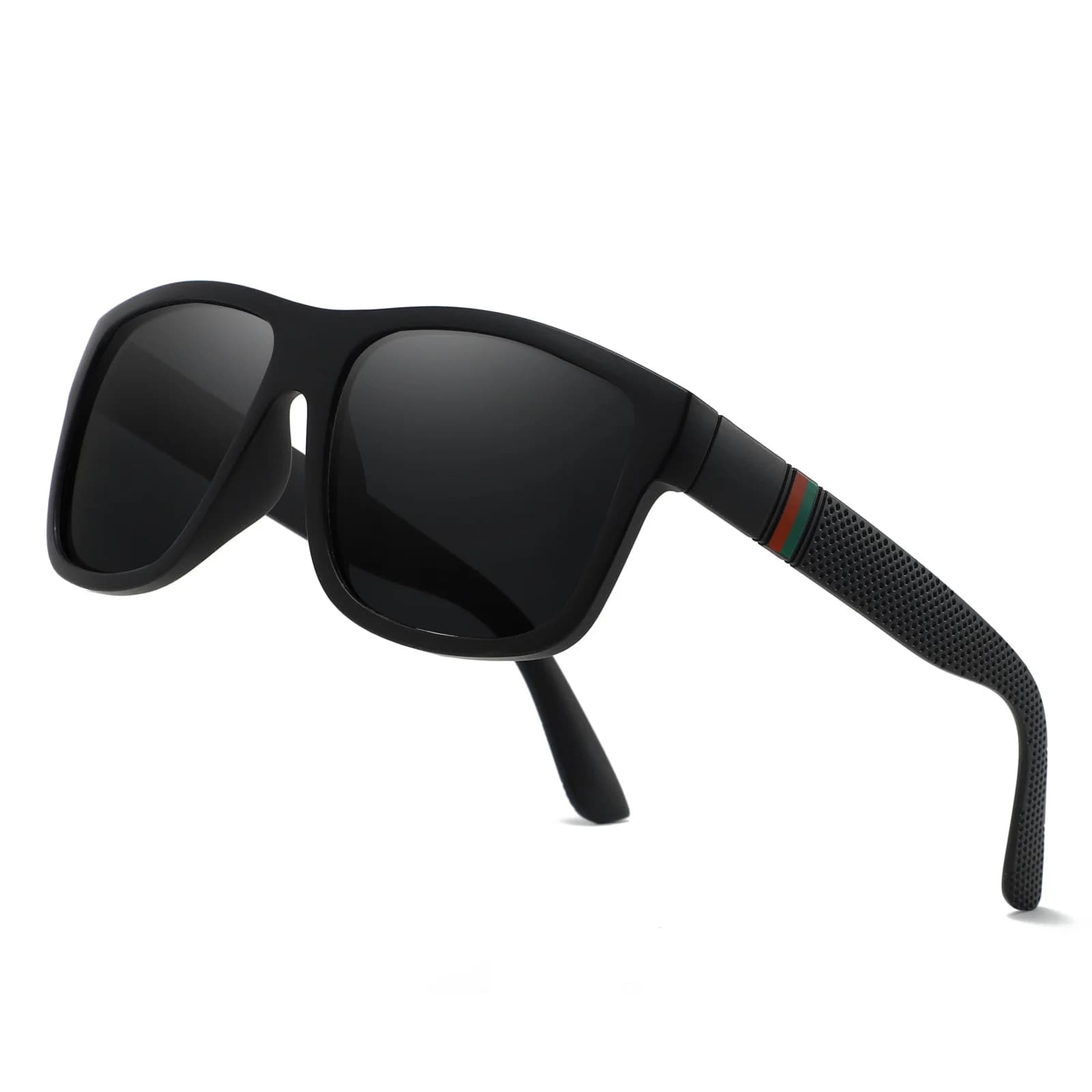Nouvelles lunettes de soleil UV400 carrées randonnée pêche - Sport extérieur homme femme