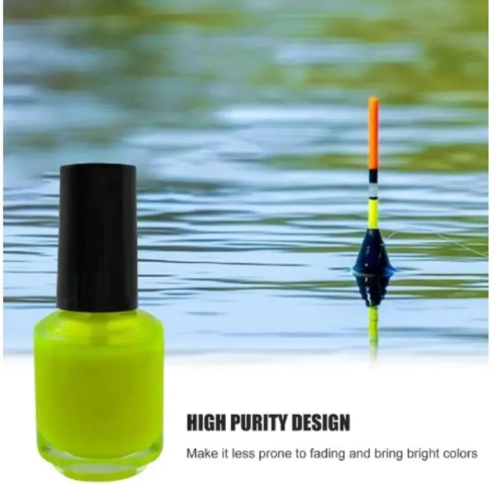 Peinture fluorescente réparation flotteurs - Liquide indicateur séchage rapide pêche nocturne haute visibilité