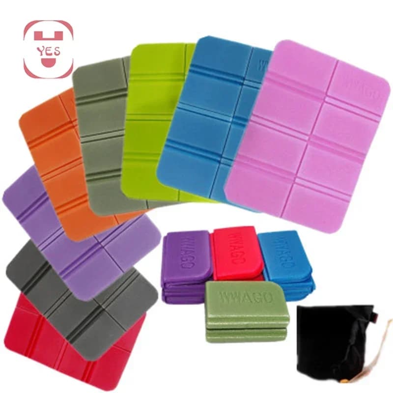 Coussin de siège pliant EVA imperméable pour pêche - Matelas camping plage antidérapant léger