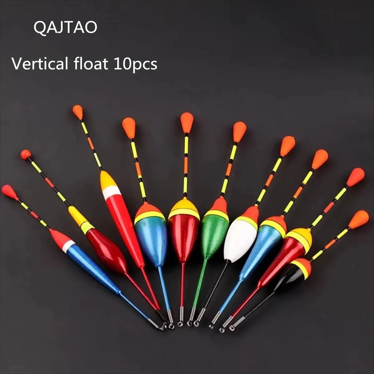 Lot promotion de 10 flotteurs de pêche en mousse, mix tailles et couleurs, pour votre matériel et accessoires