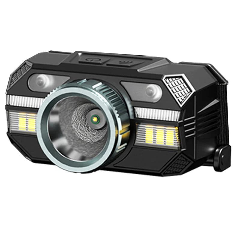 Lampe frontale WARSUN ultra puissante avec zoom - Rechargeable 18650 pour pêche en mer et rivière