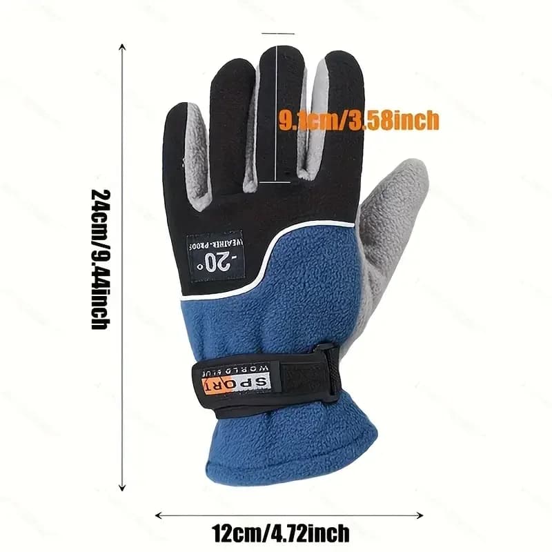 Gants pêche hiver homme femme chauffants imperméables pour pêche en mer et rivière