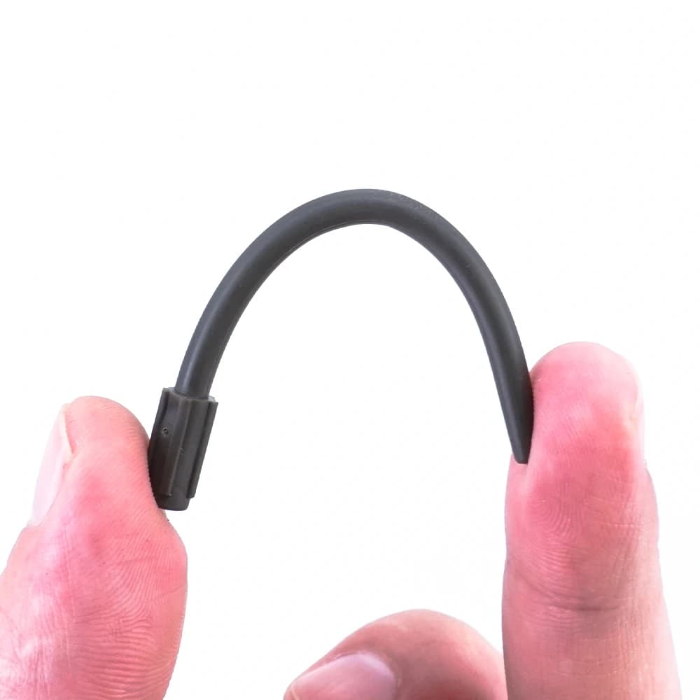 10 manchons anti-emmêlement en caoutchouc souple 73mm pour pêche à la carpe Hirisi