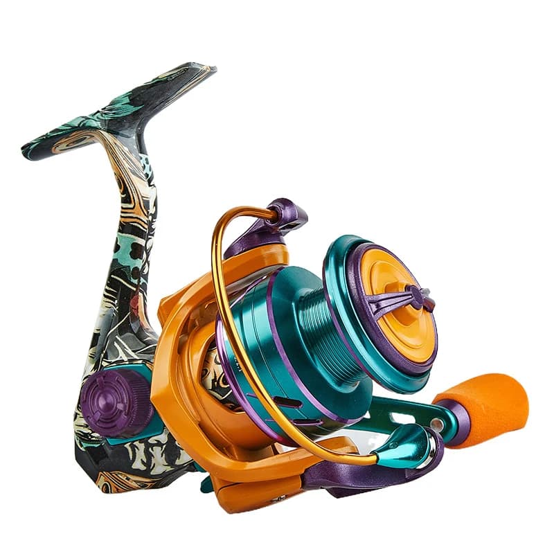 Moulinet spinning BILLINGS HA 22LB drag ratio 5.2:1 bobine métal CNC pour eau douce et mer