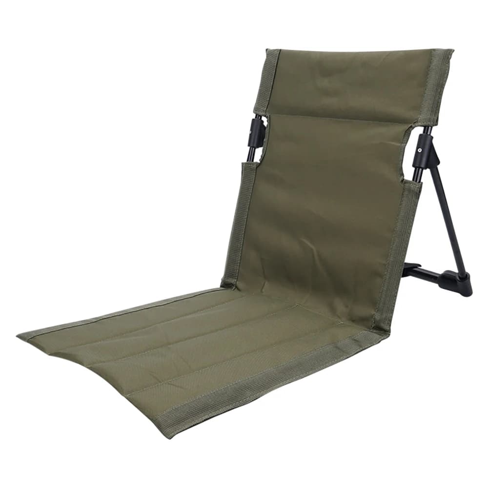 Chaise pliante camping individuelle avec coussin confort - Parfaite pour pêche, jardin et activités outdoor
