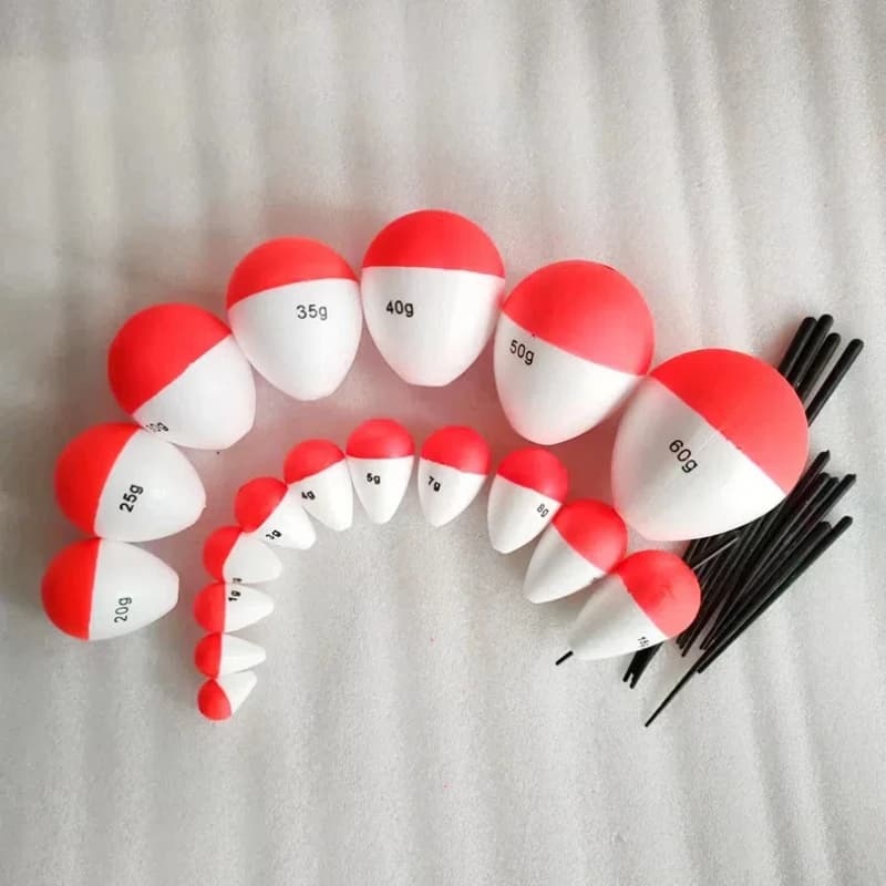 5 flotteurs de pêche en mousse EVA légers et durables - Buoys flotador pour toutes techniques de pêche
