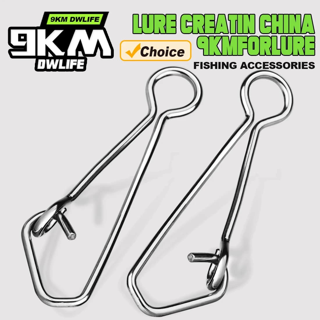 Snaps pêche 50-200 pièces acier inox - Connecteurs rapides pour leurres et plombs trolling