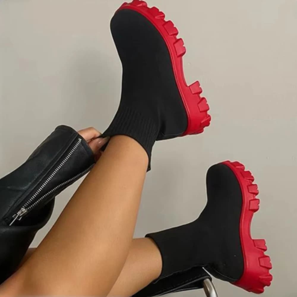 Bottes casual femme 2024 - Semelle épaisse, coupe courte, tailles 35-43, idéales pour l'automne/hiver