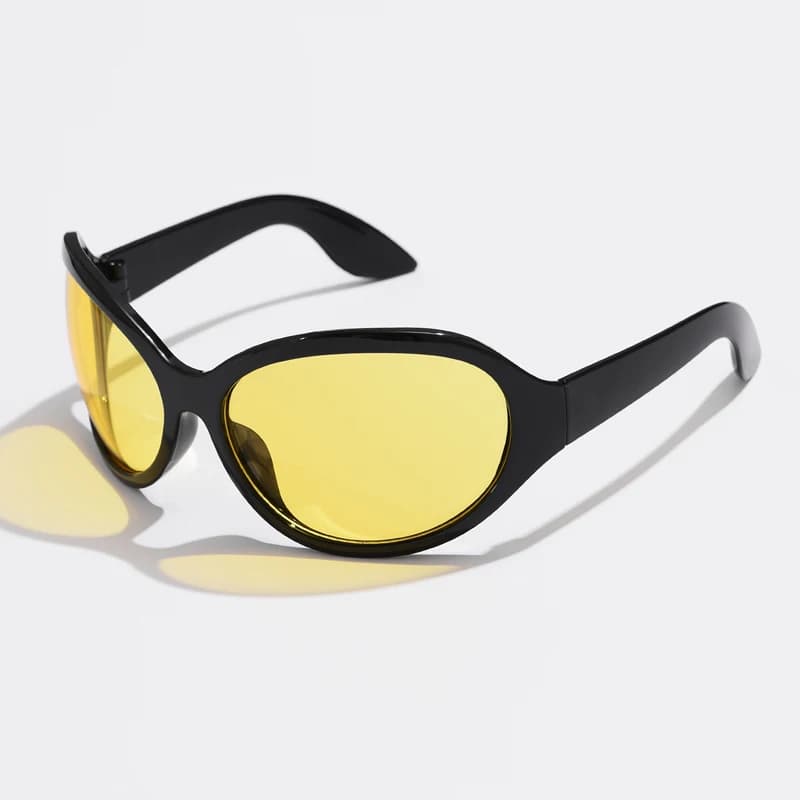 Lunettes de pêche punk Y2K oversize - Style one piece - Hommes femmes UV400