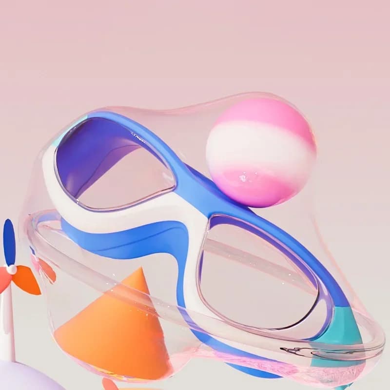 Lunettes de natation MYOPIA -150&-400 enfants anti-buée étanches HD professionnelles piscine mer
