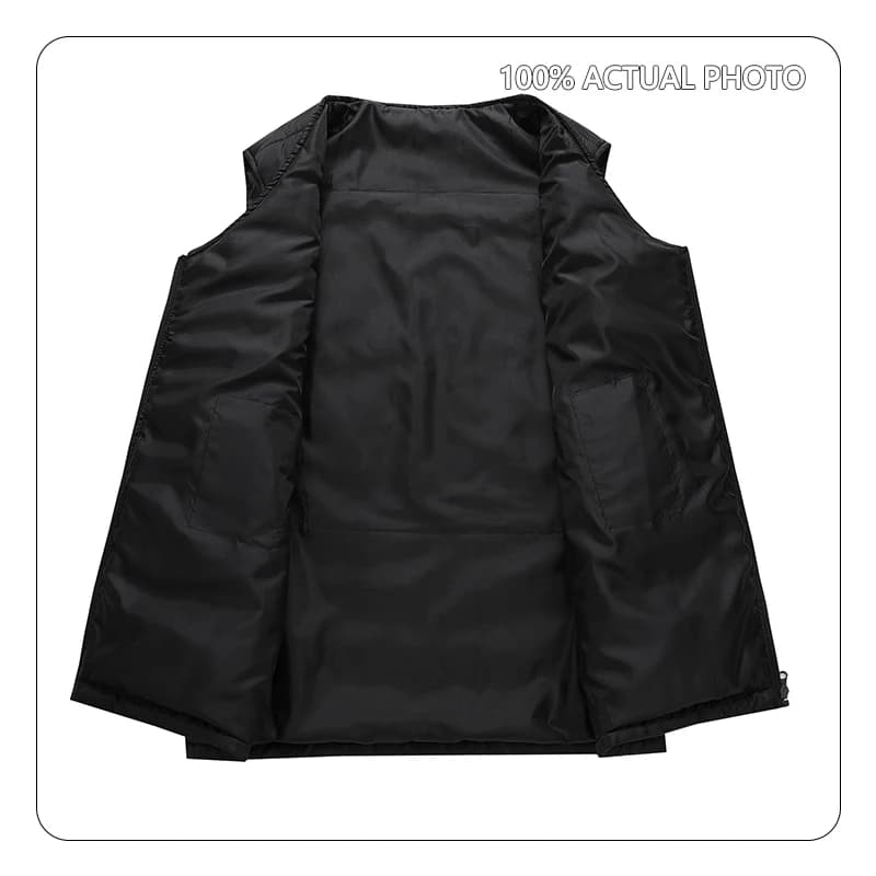 Gilet chauffant homme et femme 16 zones chauffantes hiver veste chauffage constant sans batterie