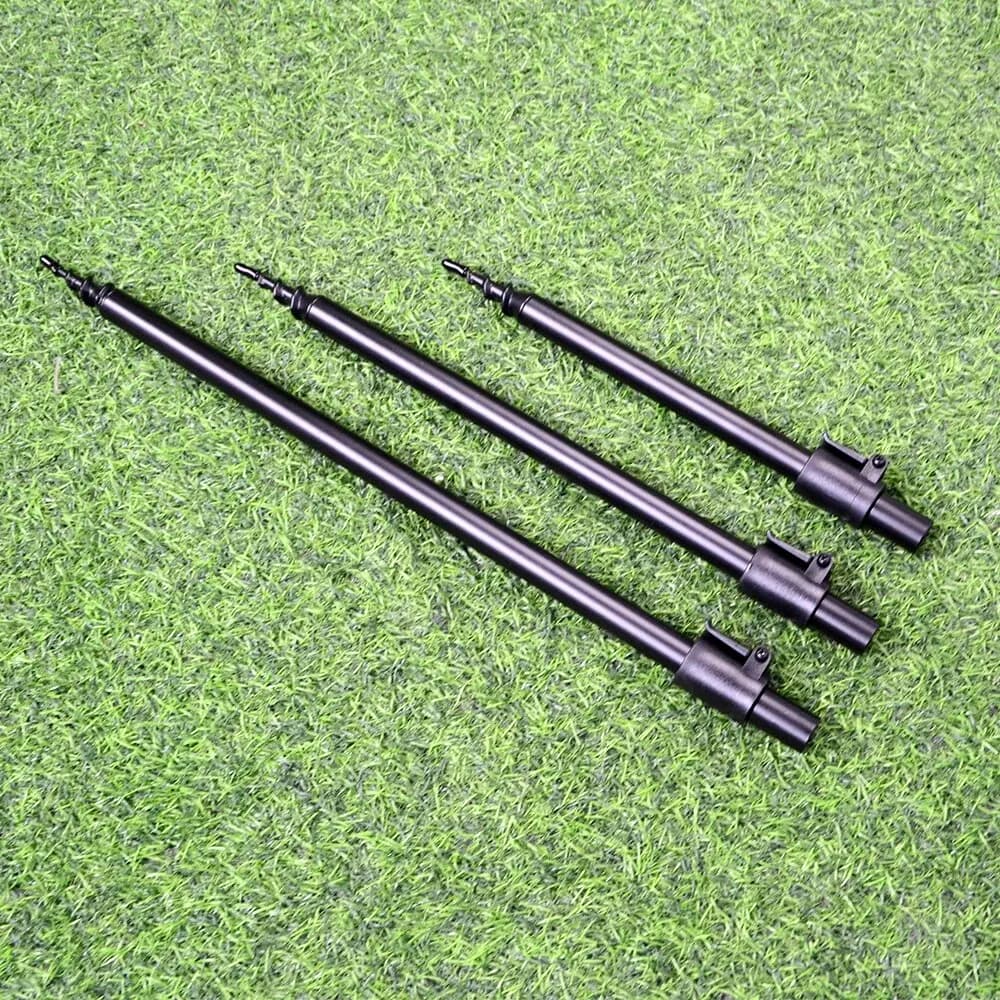 Support de cannes à carpe Hirisi en aluminium 2 pièces, banksticks et rod pod pour pêche sur berge