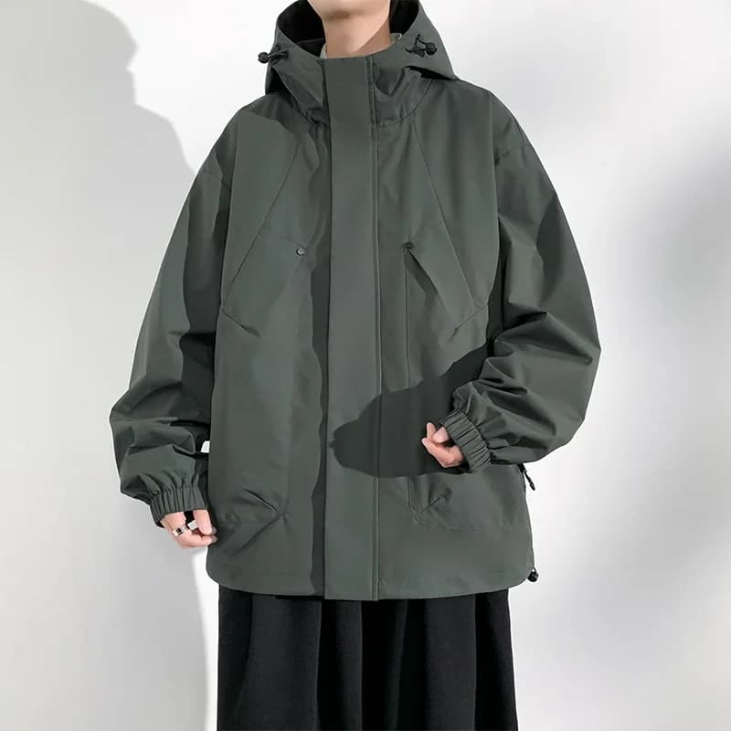 Veste de camping homme New Camping Jacket 8XL - Imperméable coupe-vent grande taille mode décontractée