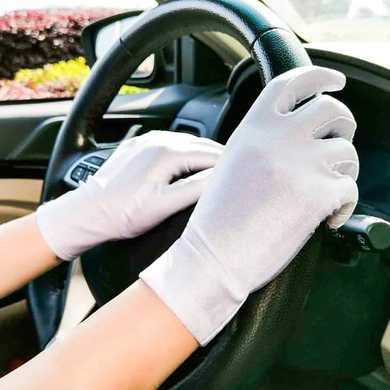 Gants spandex protection solaire pêche été - Gants fins danse étiquette pour pêche élégante
