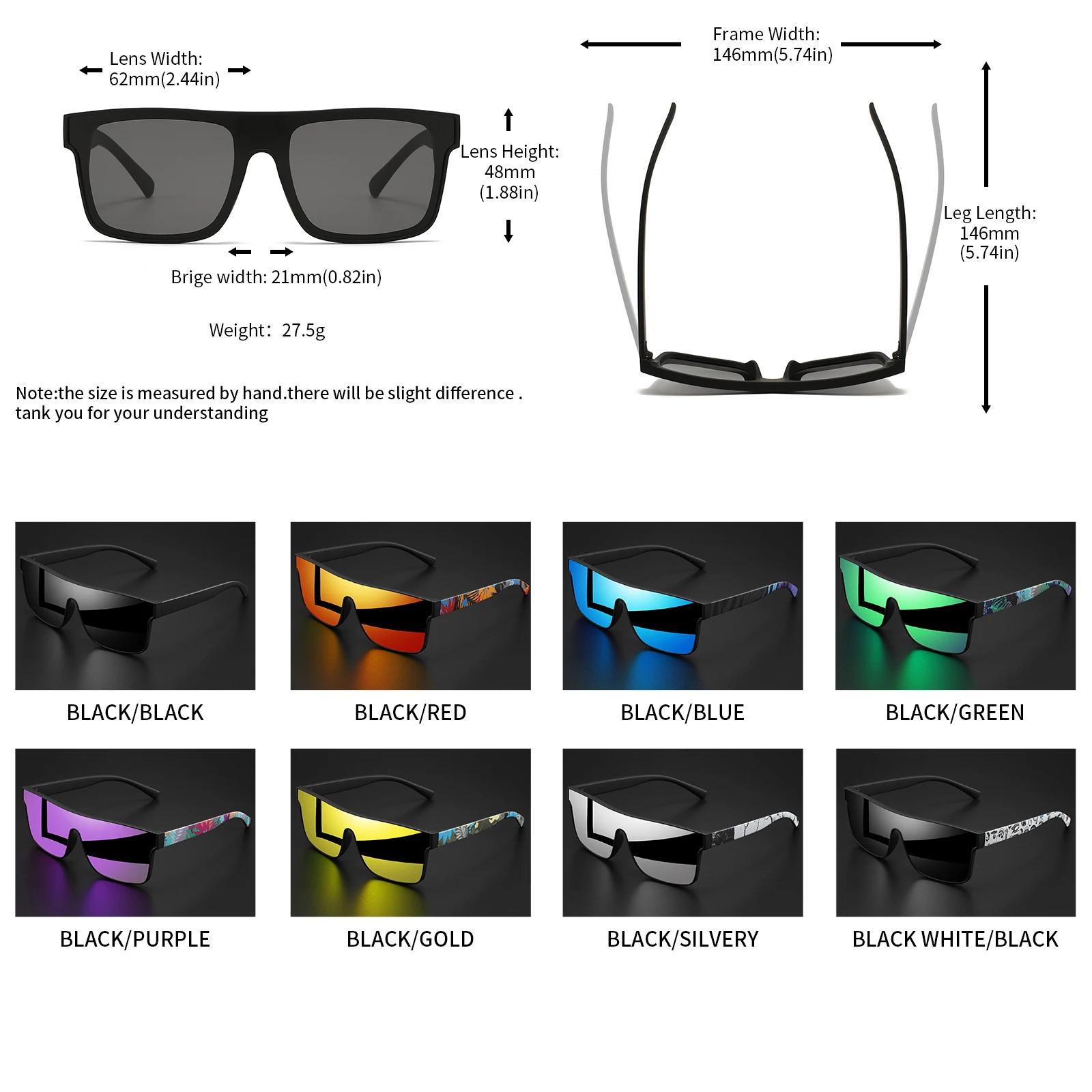 Lunettes de pêche carrées 2 pièces UV400 - Style classique pour pêche loisir et déplacements