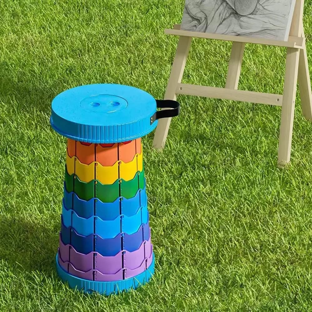 Tabouret pliant réglable pour pêche et camping 2025 matériau PP portable compact activités extérieures