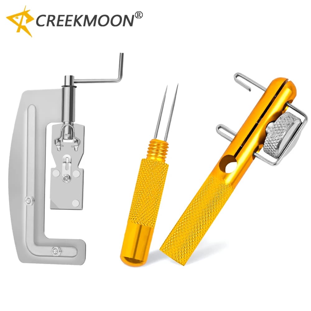 Noeud rapide automatique pour hameçons de pêche mer et leurres avec aiguille double en alliage aluminium