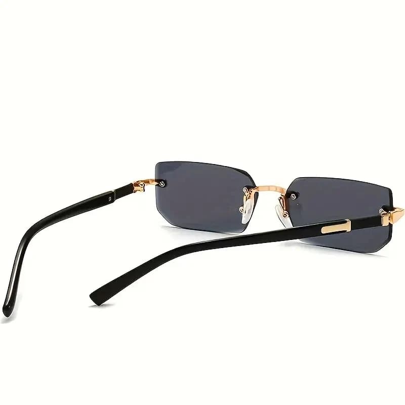 Lunettes de soleil sans monture rectangulaires pour pêche voyage - Hommes et femmes