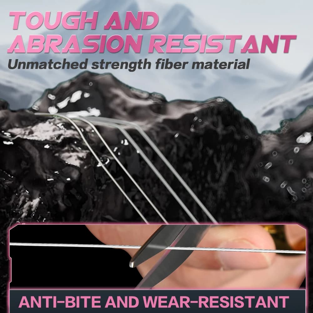 Ligne de Pêche Superline ZUKIBO Fused Micro Ice Crystal, Translucide et Souple, Faible Mémoire, Diamètre 0.05mm à 0.235mm
