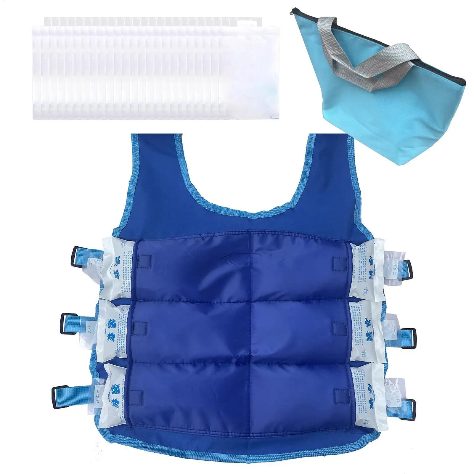 Gilet rafraîchissant pêche été veste refroidissante sécurité haute température extérieur sport pack glace