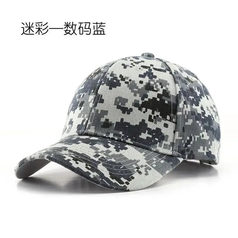 Casquette militaire tactique camouflage pêche - Chapeau baseball armée paintball pêche réglable protection UV