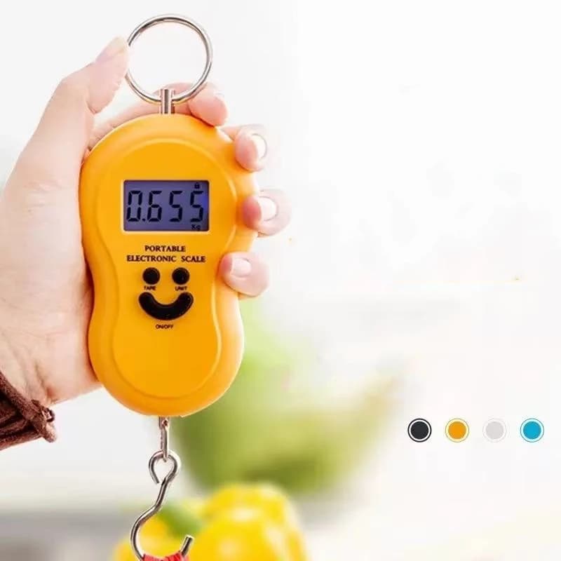 Balance numérique suspendue 50kg cuisine pêche - Pèse-poche LCD rétroéclairé voyage bagages poids