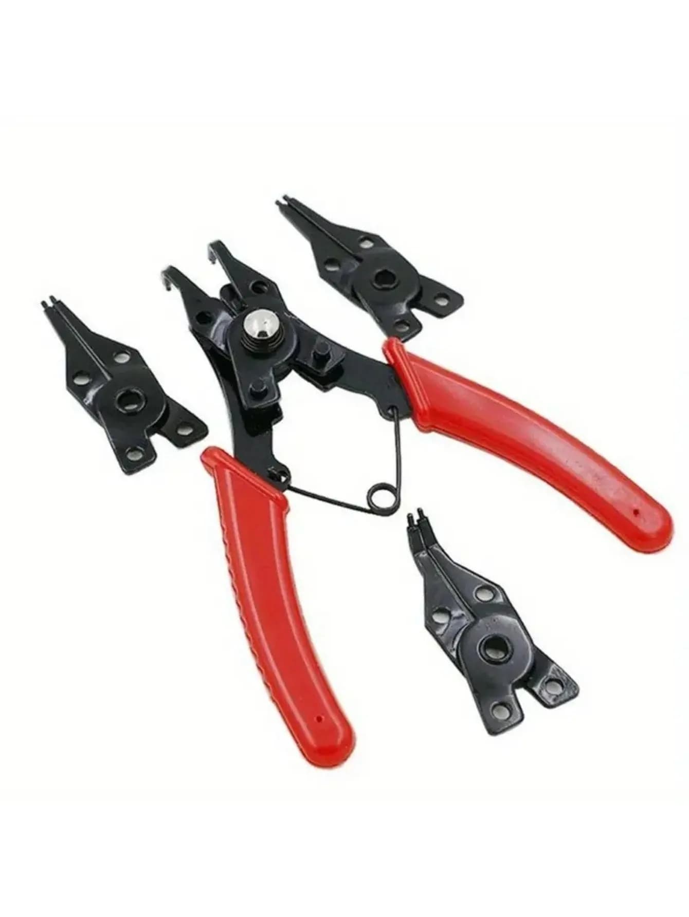 Jeu pinces circlips 4-en-1 multifonction démontable pour pêche réparation matériel outillage manuel