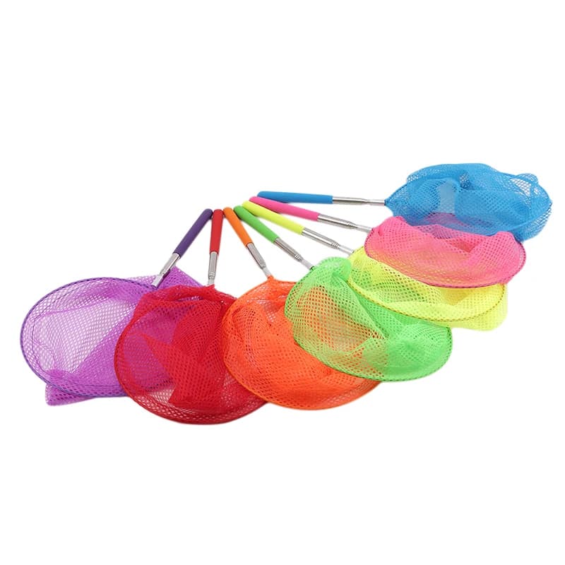 Filet de pêche rétractable insectes papillons libellules portable jeu enfants jouets pêche extérieure
