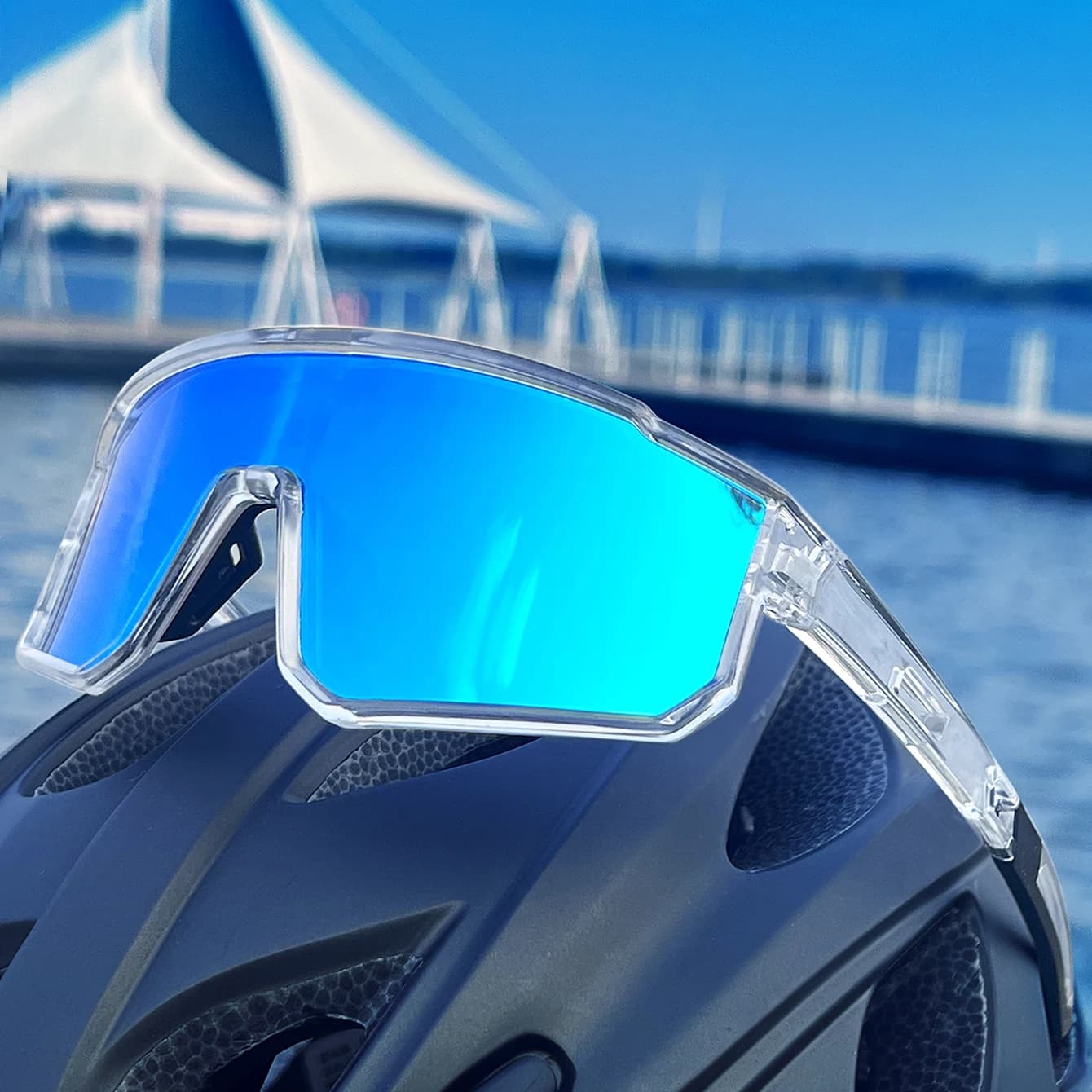 Lunettes de pêche casual anti-vent unisexe - Protection UV pour running, cyclisme et sports nautiques