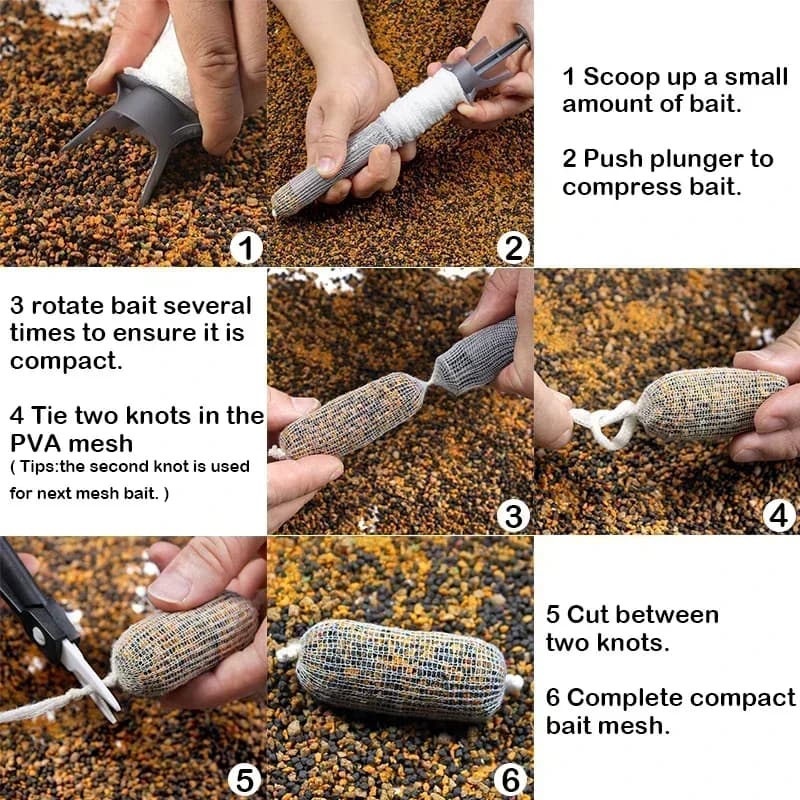 Tube PVA Mesh Méthode Feeder pour système Wide Load - Accessoires pêche carpe équipement