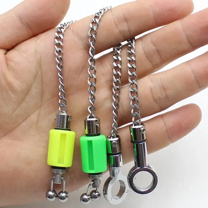 Clip ligne et bobine nylon pour alarmes pêche carpe - Accessoire indicateur de touches