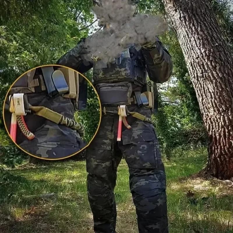 Sangle de sécurité tactique anti-dérapante pour fusil de pêche chasse tir sport extérieur