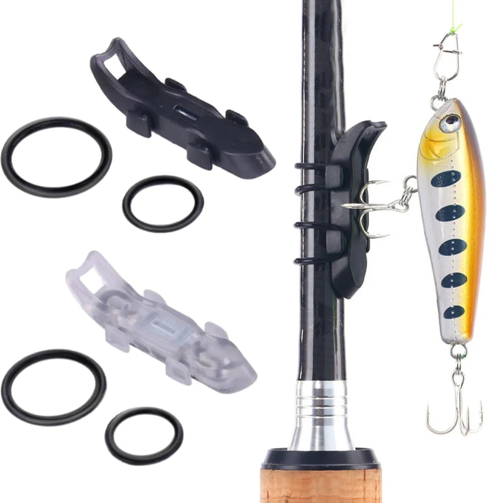 Porte-leurres magnétique pour canne à pêche : support d'hameçons portable et fixe pour leurres et appâts
