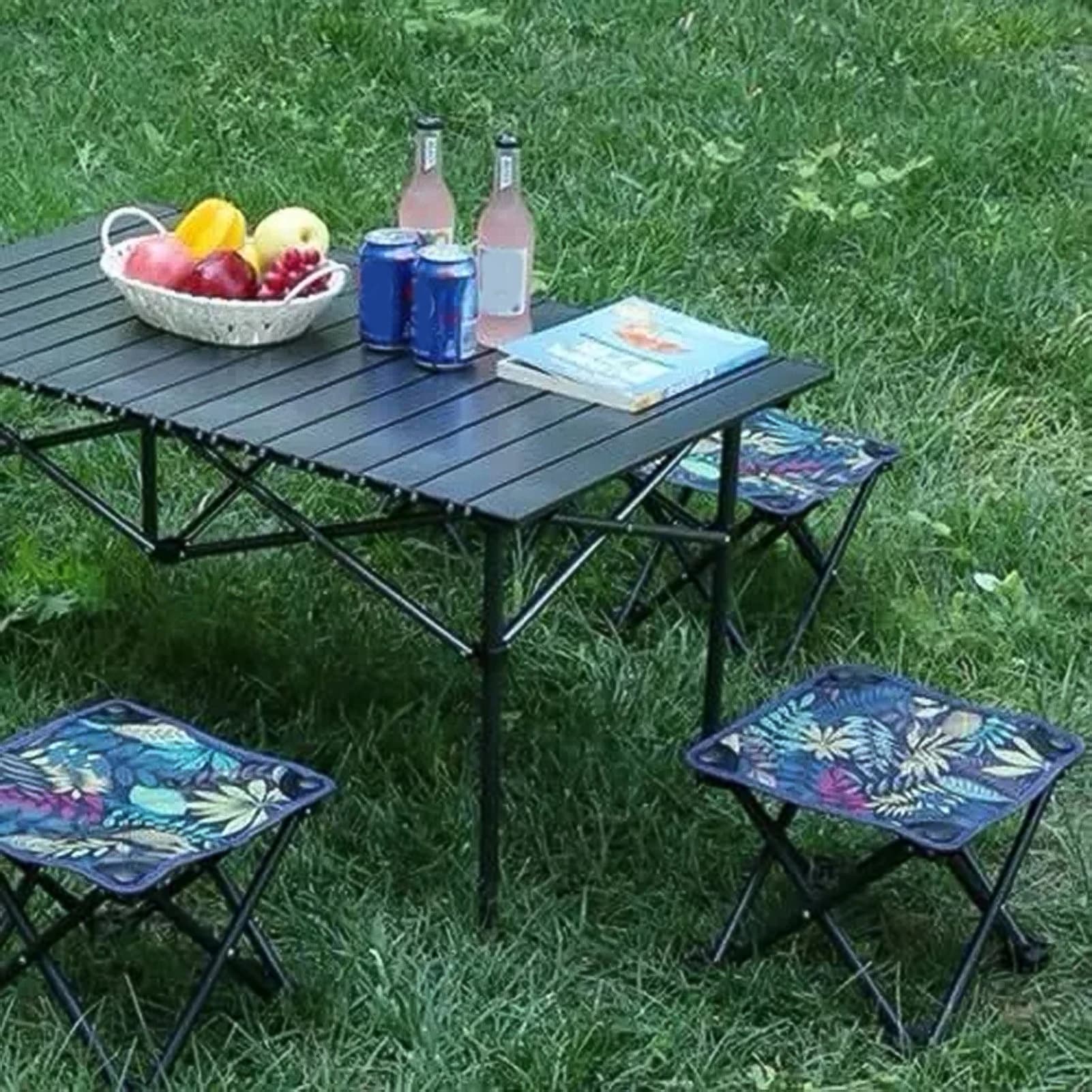 Mini fauteuil pliant pêche plage avec sac de transport pour adultes et enfants