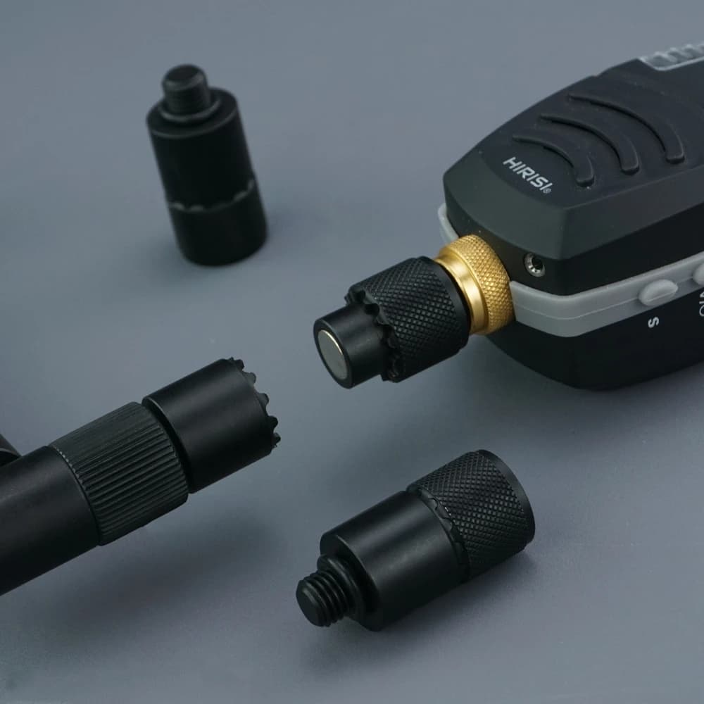 Connecteurs rapides Hirisi 4 pièces pour alarmes de pêche à la carpe - Adaptateurs aluminium AQ210