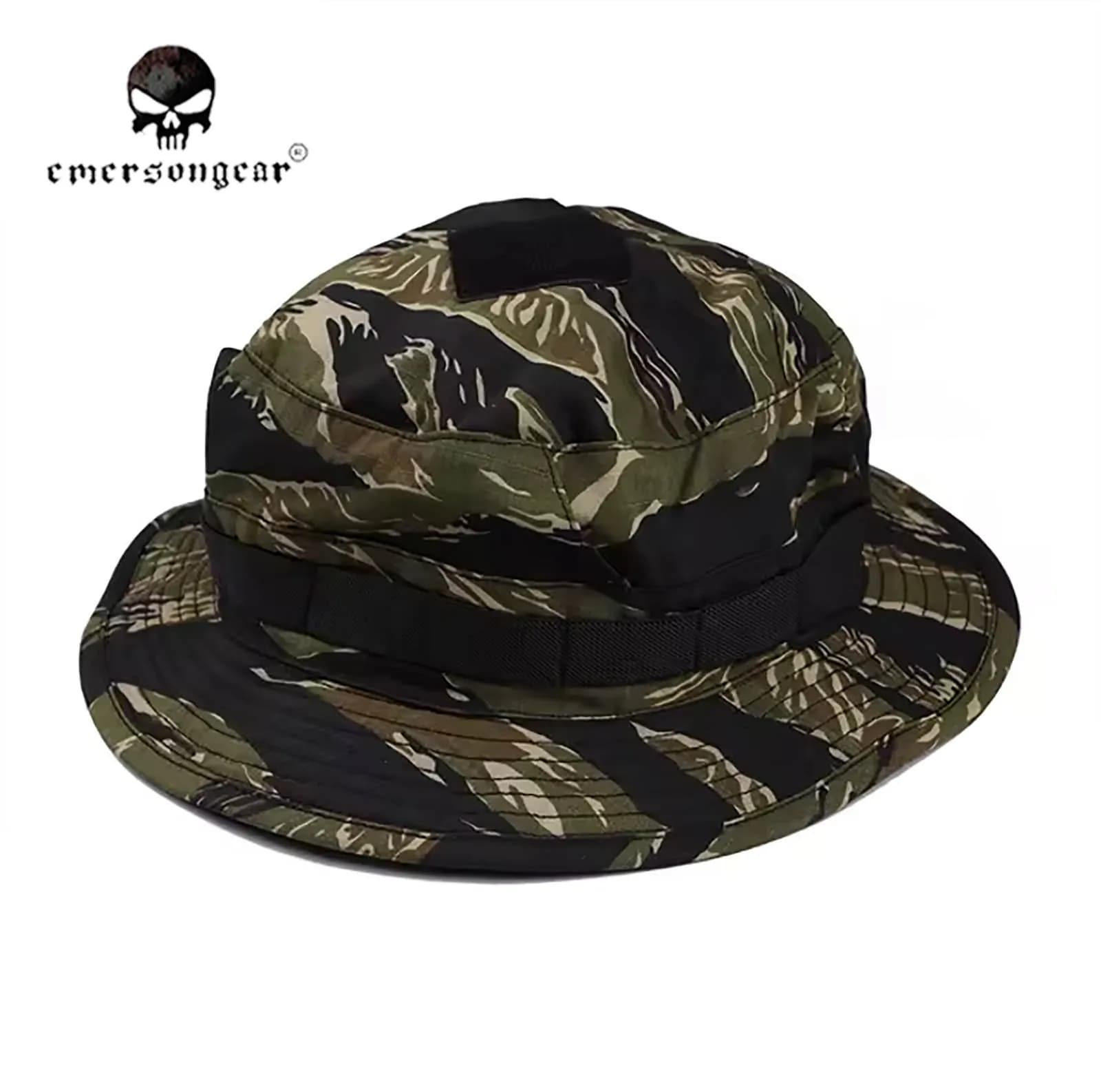 Chapeau boonie tactique été pêche - Casquette combat courte visière pêche camouflage protection solaire