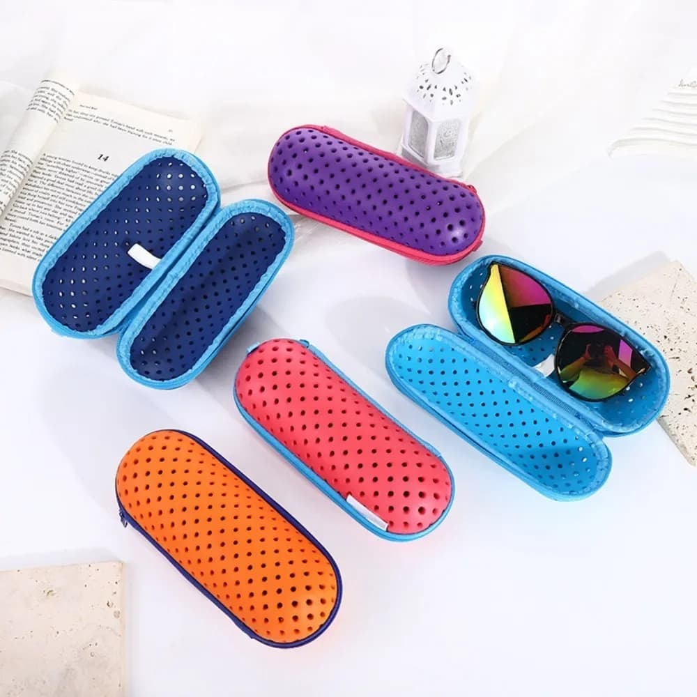 Boîte rangement lunettes natation EVA étui protection souple équipement respirant étudiants