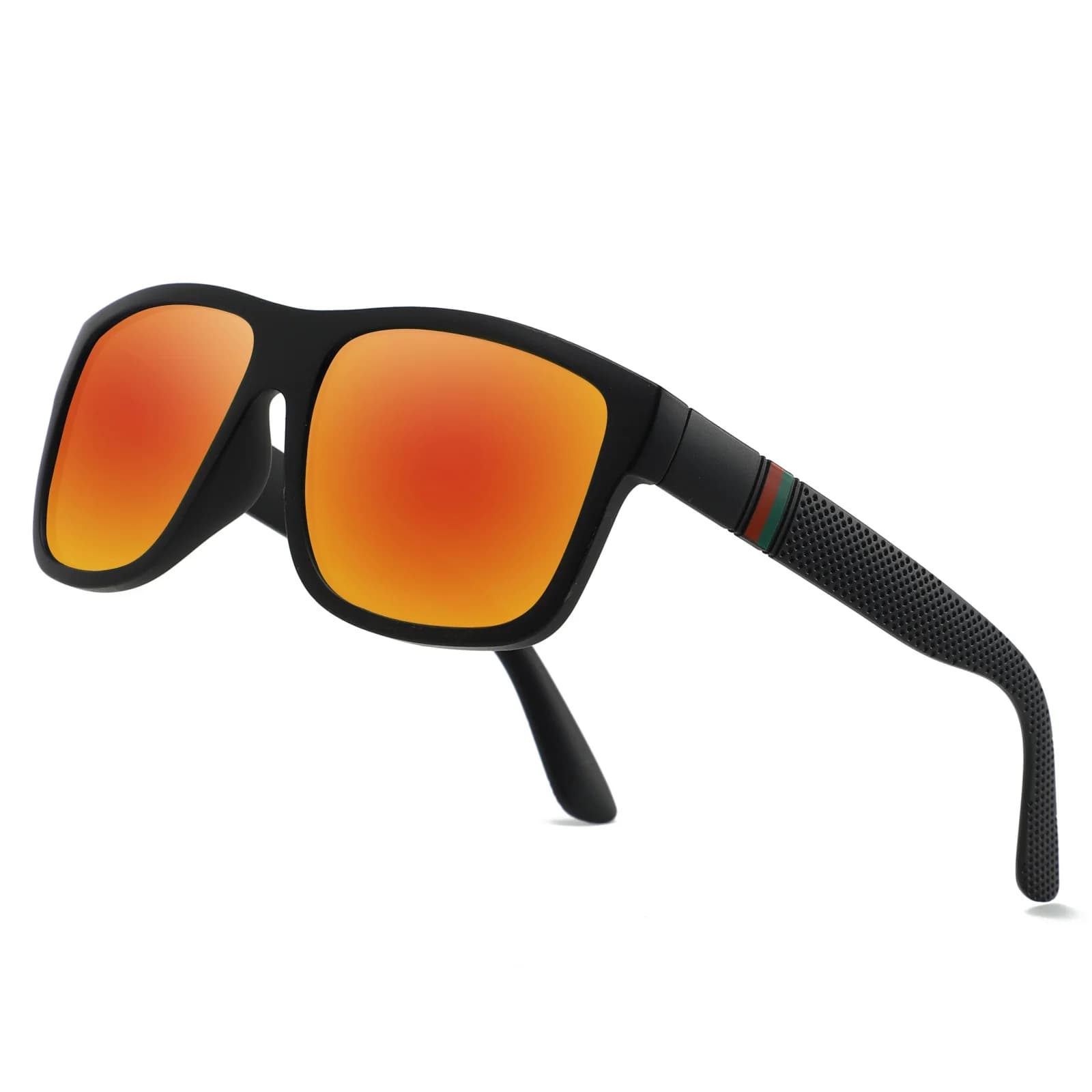 Nouvelles lunettes de soleil UV400 carrées randonnée pêche - Sport extérieur homme femme