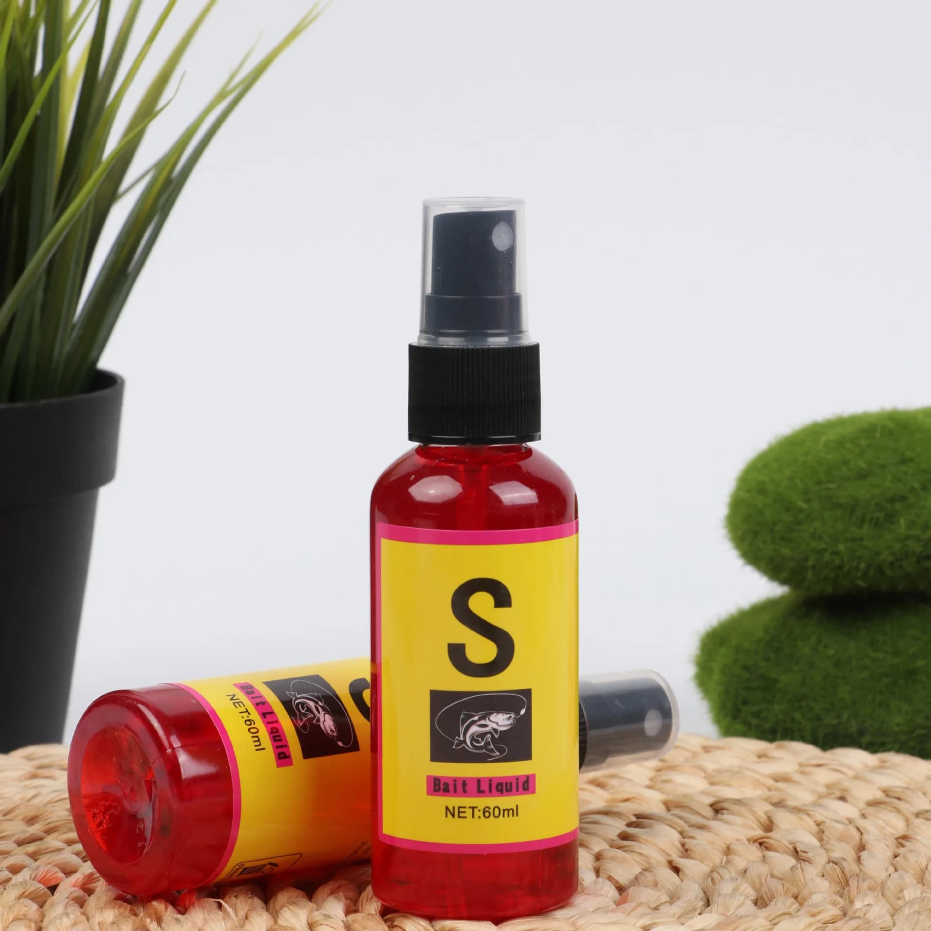 Appât liquide carpe et carassin crucian, additif 60ml pour amorçage et pêche au coup