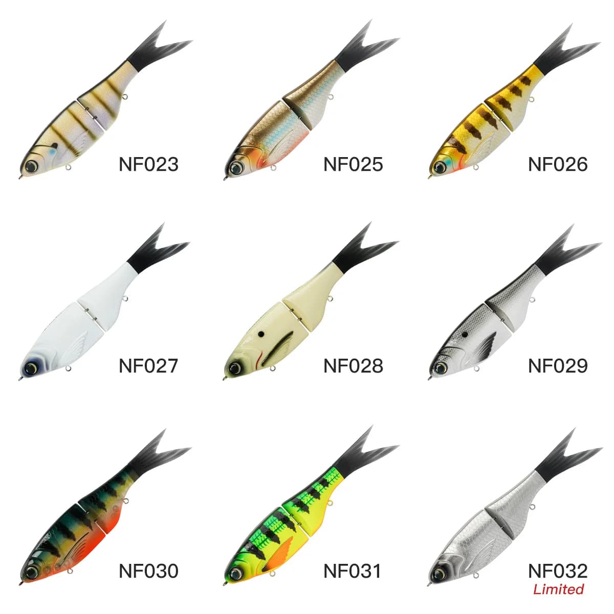 Leurre souple Noeby Amata Glide Swimbait 215mm pour brochet et sandre, leurre nageur coulant lent