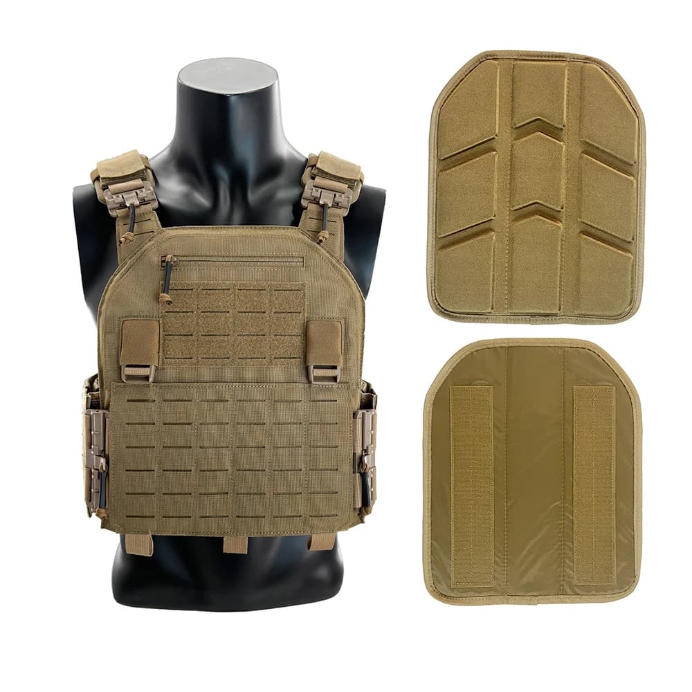 Gilet tactique modulaire 1000D avec rembourrage EVA et sangle LAVC pour la pêche et l'airsoft