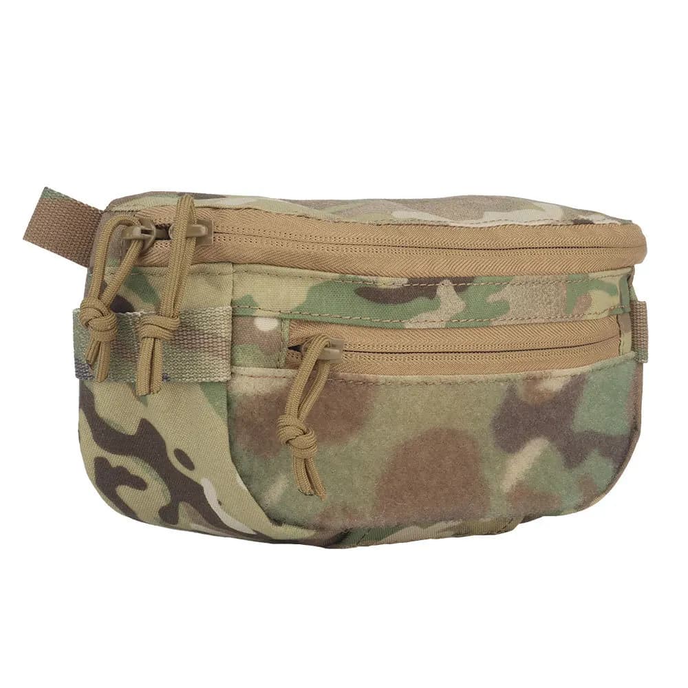 Pochette abdominale tactique compacte - Dangler pack à libération rapide pour airsoft