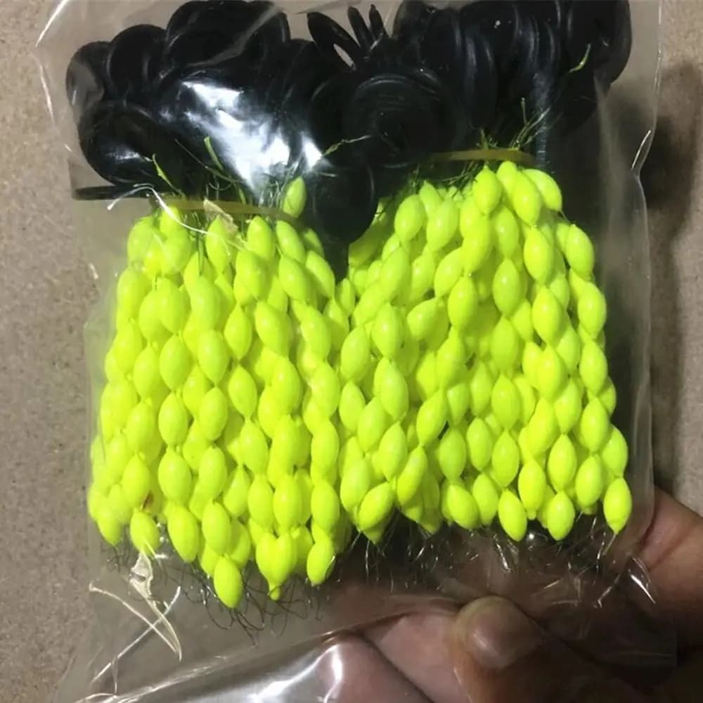 Flotteur coulissant EVA oval ressort pêche crappie silure perche dorée poisson-chat