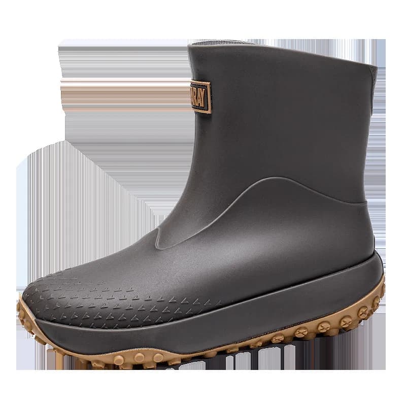 Bottes de pêche écologiques homme doublées polaire antidérapantes imperméables pour pêche hivernale
