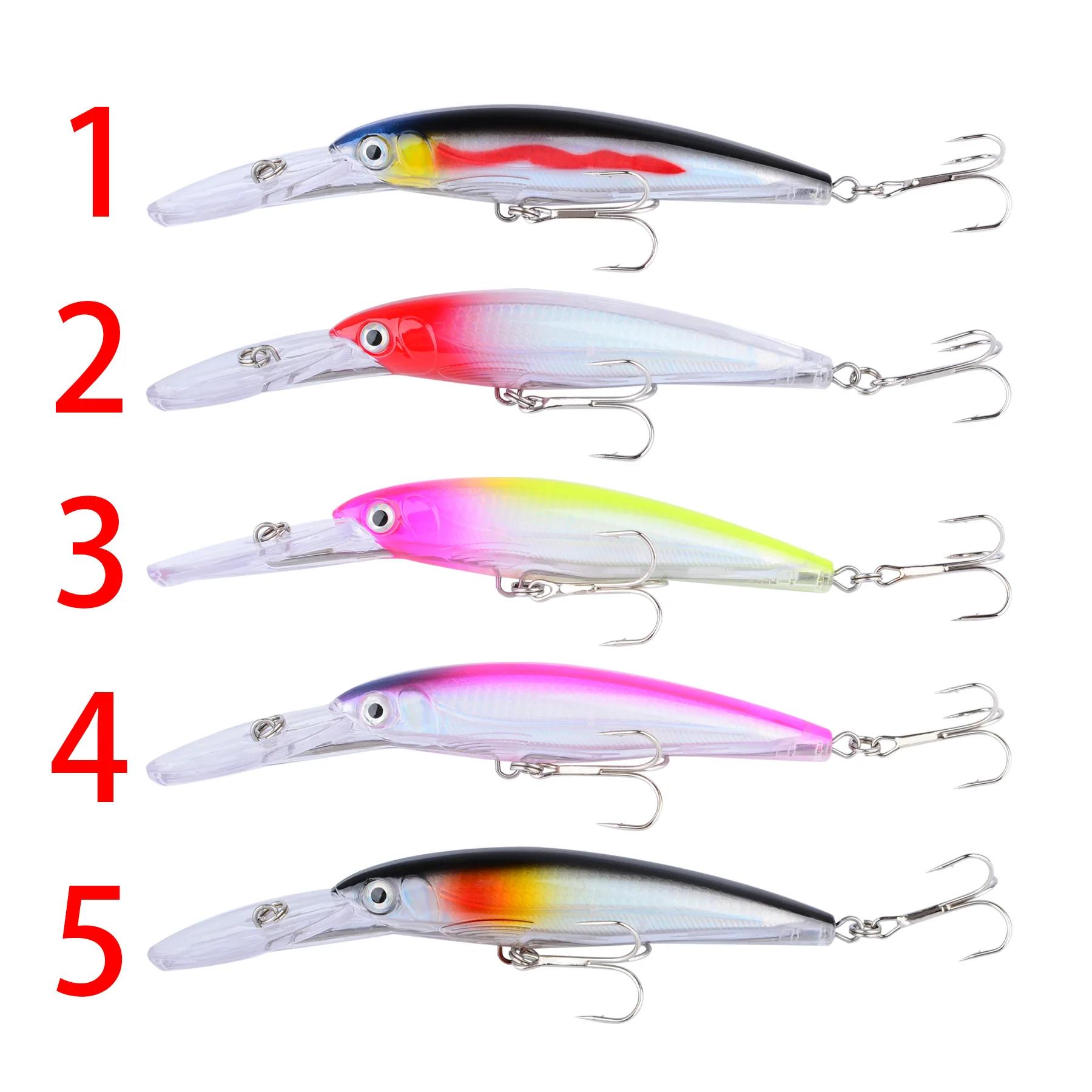 Leurre dur crankbait 17cm 30g pour brochet sandre et bar, appât wobbleur grande plongée