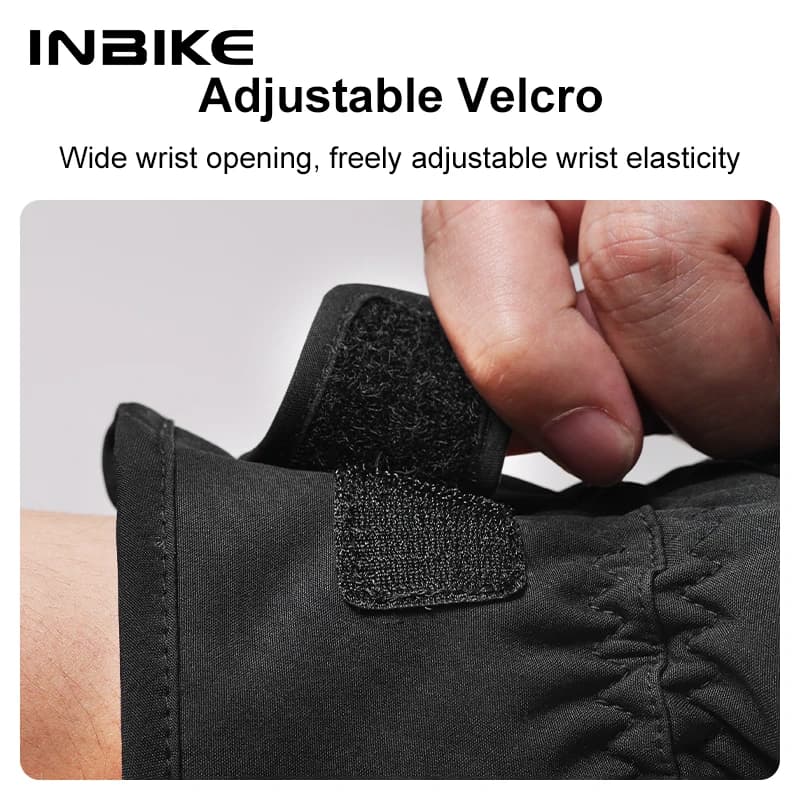 Gants INBIKE hiver hommes femmes 3M Thinsulate résistants au froid tactiles imperméables coupe-vent moto