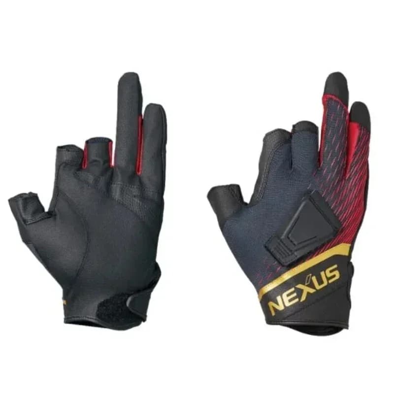 Gants de pêche d'hiver trois doigts exposés GL-112V - Chauffants et imperméables pour pêche au rocher